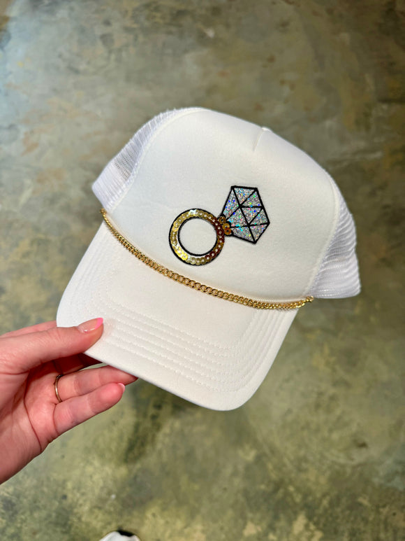 Diamond Ring Trucker Hat