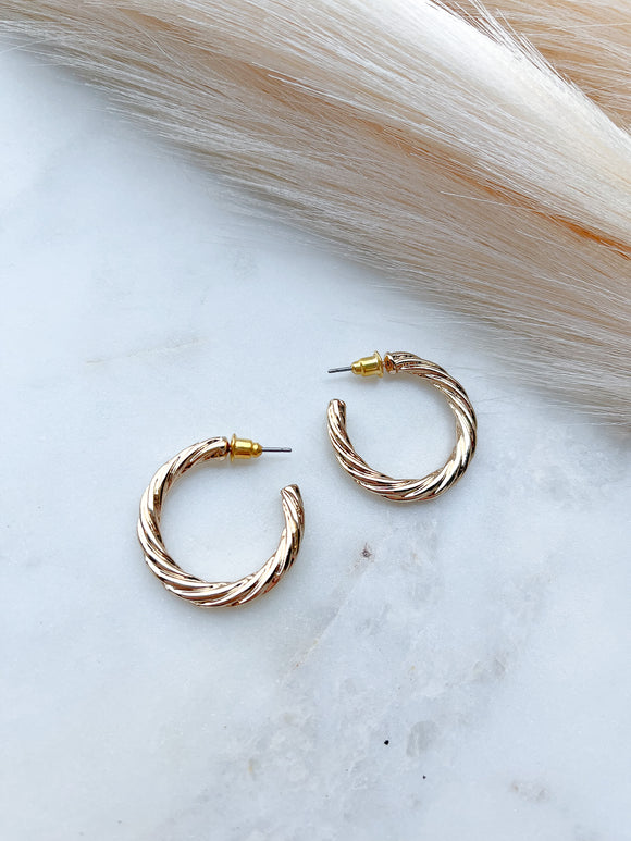 Pisa Earrings Gold